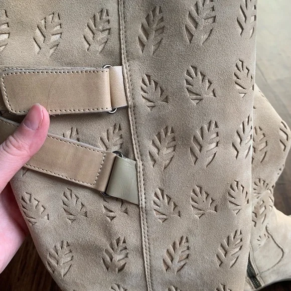 Timberland leather Beige fur lined Knee-High Boots - Picture 10 of 11